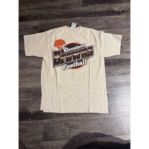 Vintage Cleveland Browns T Shirt Mens XL Tultex Made USA 90s Football Graphic
